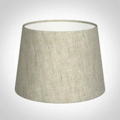 20cm Medium French Drum Shade In Natural Isabelle Linen