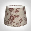 20cm Medium French Drum Shade In Red Isabelle Linen 1 20cm Medium French Drum Shade In Red Isabelle Linen -Jim Lawrence Sales 10fdm20isre 11