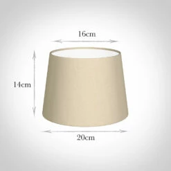 20cm Medium French Drum Shade In Royal Oyster Silk 7 20cm Medium French Drum Shade In Royal Oyster Silk -Jim Lawrence Sales 10fdm20siro 13