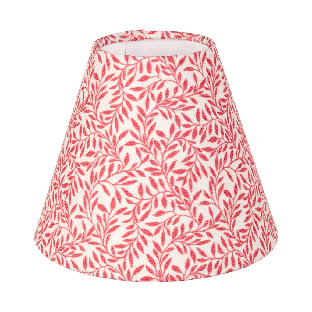 Candle Shade In Raspberry Spring Leaf 3 Candle Shade In Raspberry Spring Leaf