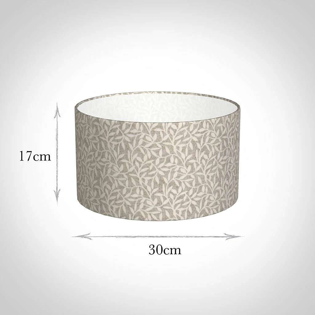 30cm Wide Cylinder Shade In Grey Marl Arbour 4 30cm Wide Cylinder Shade In Grey Marl Arbour - Image 2