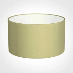 30cm Wide Cylinder Shade In Wheat Faux Silk