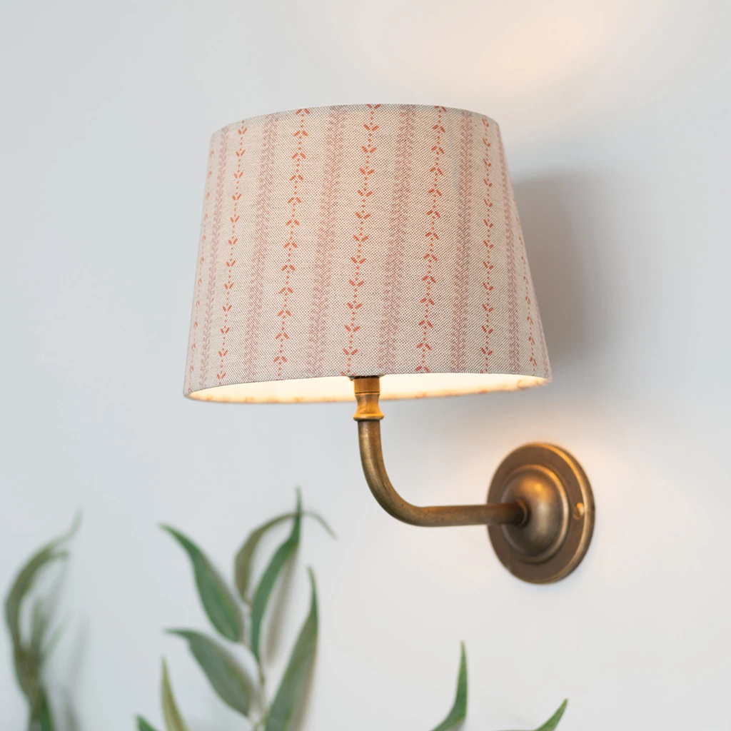 20cm Medium French Drum In Coral Cottage Stripe 4 20cm Medium French Drum In Coral Cottage Stripe - Image 2