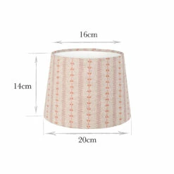 20cm Medium French Drum In Coral Cottage Stripe 7 20cm Medium French Drum In Coral Cottage Stripe -Jim Lawrence Sales 20fdm20csco 13