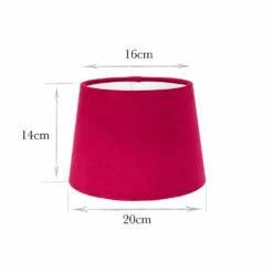 20cm Medium French Drum In Raspberry Hunstanton Velvet -Jim Lawrence Sales 20fdm20hurb 13