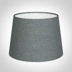 20cm Medium French Drum In Blue Herringbone Lovat Tweed