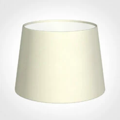 20cm Medium French Drum Shade In Cream Satin