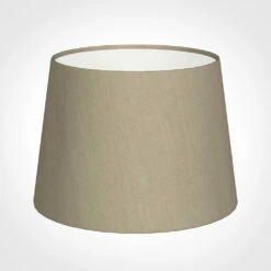 20cm Medium French Drum Shade In Limestone Waterford Linen