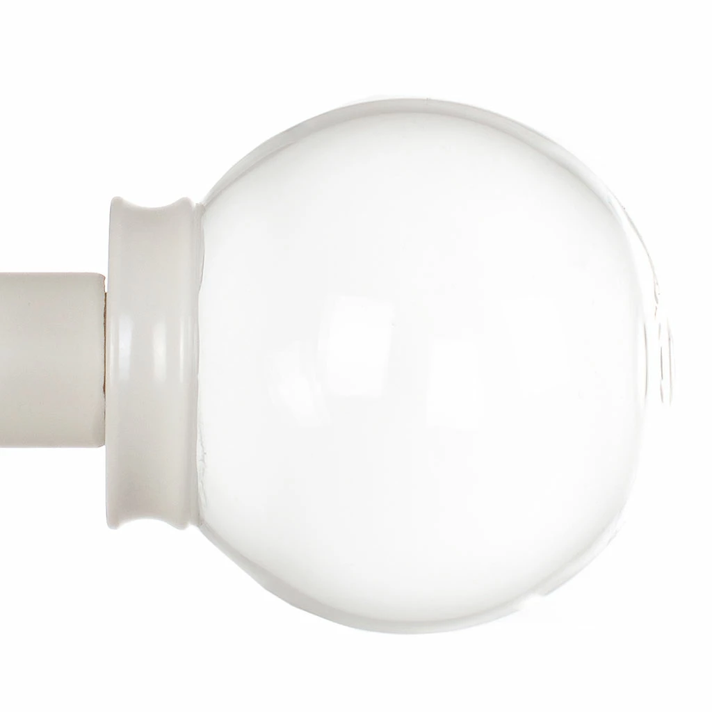 Glass Finial For 20mm Pole In Clay 3 Glass Finial For 20mm Pole In Clay