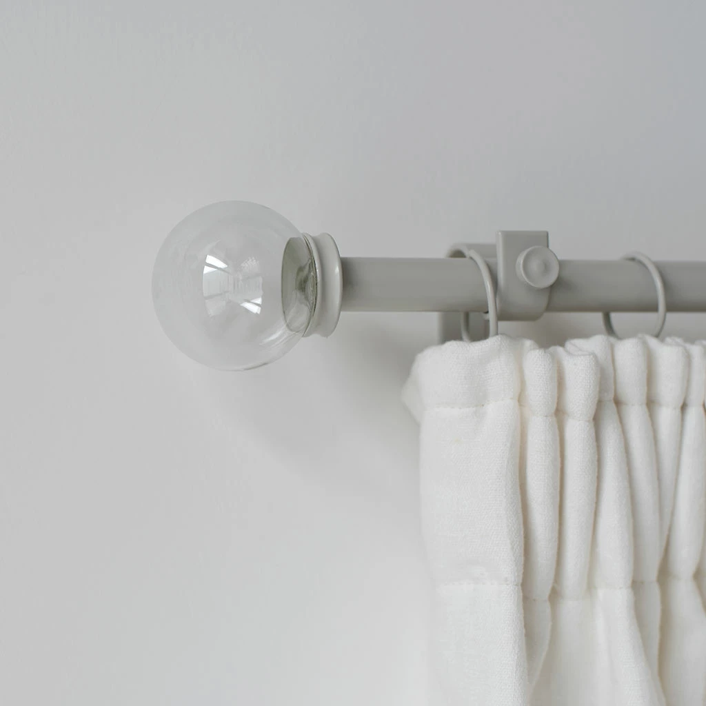 Glass Finial For 20mm Pole In Clay 4 Glass Finial For 20mm Pole In Clay - Image 2