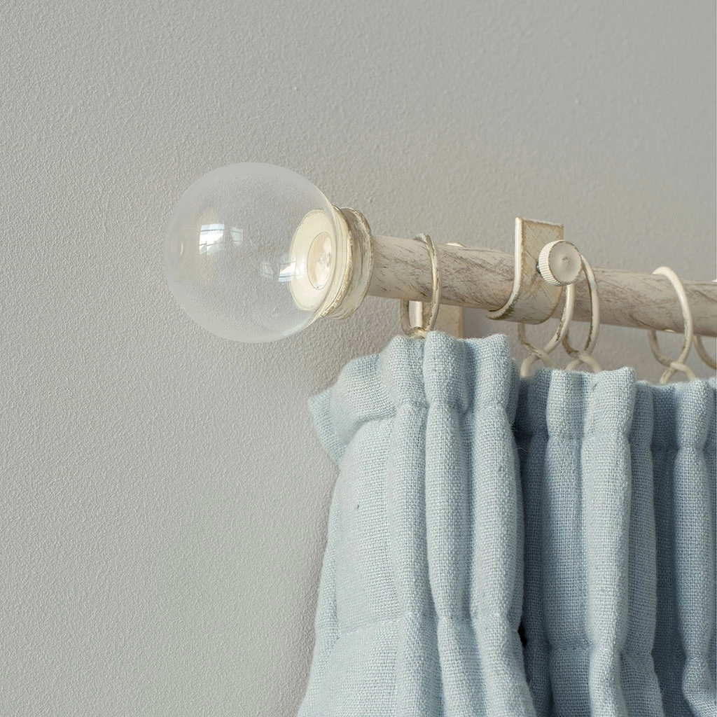 25mm Glass Finial In Old Ivory 4 25mm Glass Finial In Old Ivory - Image 2