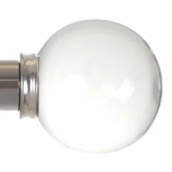 38mm Glass Finial In Mercury