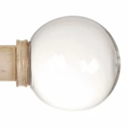38mm Glass Finial In Old Ivory
