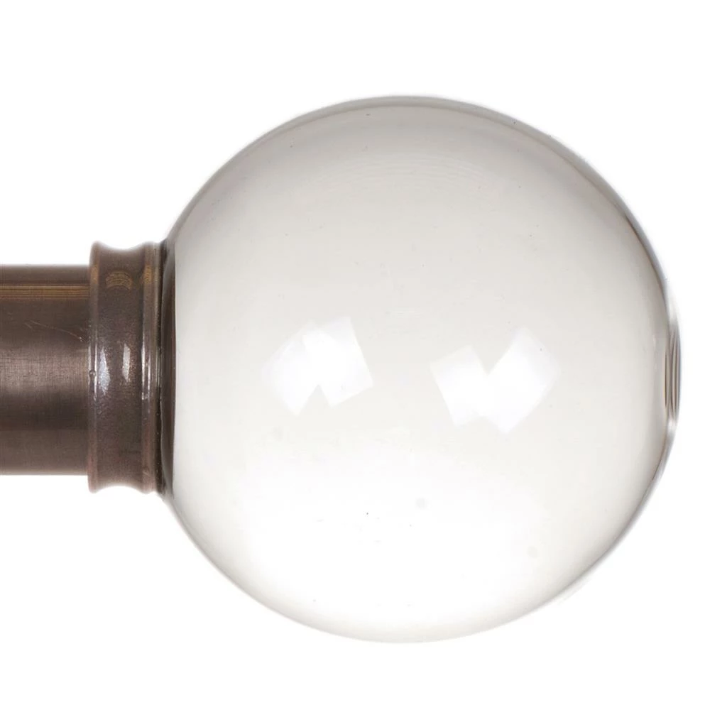 38mm Glass Finial In Polished 3 38mm Glass Finial In Polished