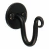 Hatton Holdback Hook In Matt Black -Jim Lawrence Sales 5009mb 11