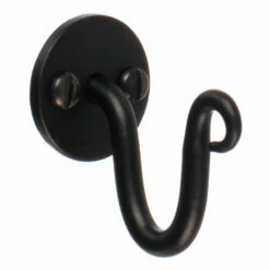 Hatton Holdback Hook In Matt Black