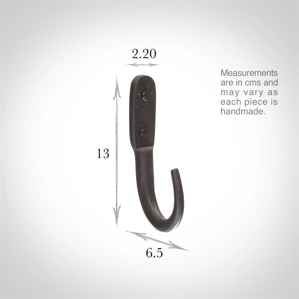 13cm Barn Wall Hook In Beeswax 4 13cm Barn Wall Hook In Beeswax - Image 2