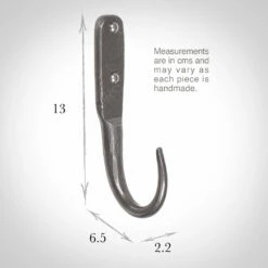 13cm Barn Wall Hook In Polished 8 13cm Barn Wall Hook In Polished -Jim Lawrence Sales 527po 13