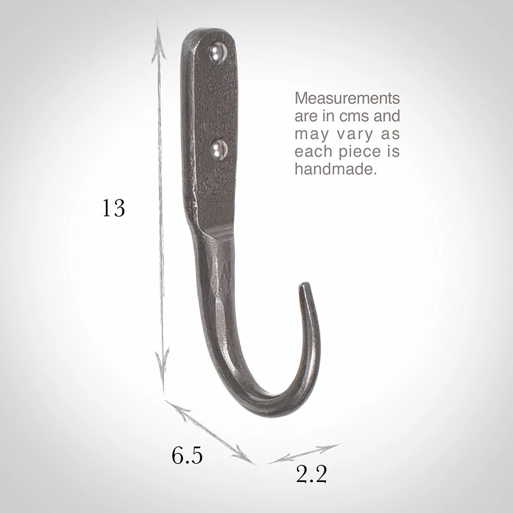 13cm Barn Wall Hook In Polished 5 13cm Barn Wall Hook In Polished - Image 3