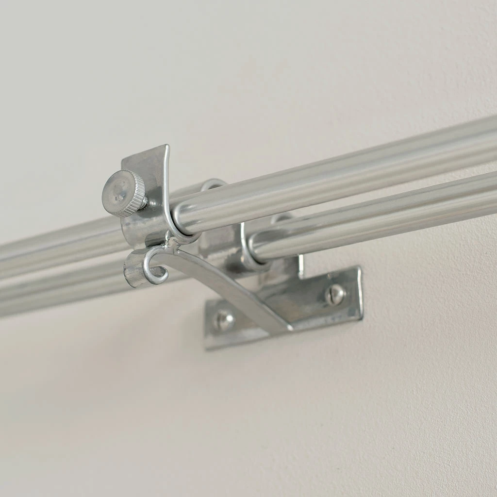 12/12mm Double Pole Centre Bracket In Mercury 4 12/12mm Double Pole Centre Bracket In Mercury - Image 2