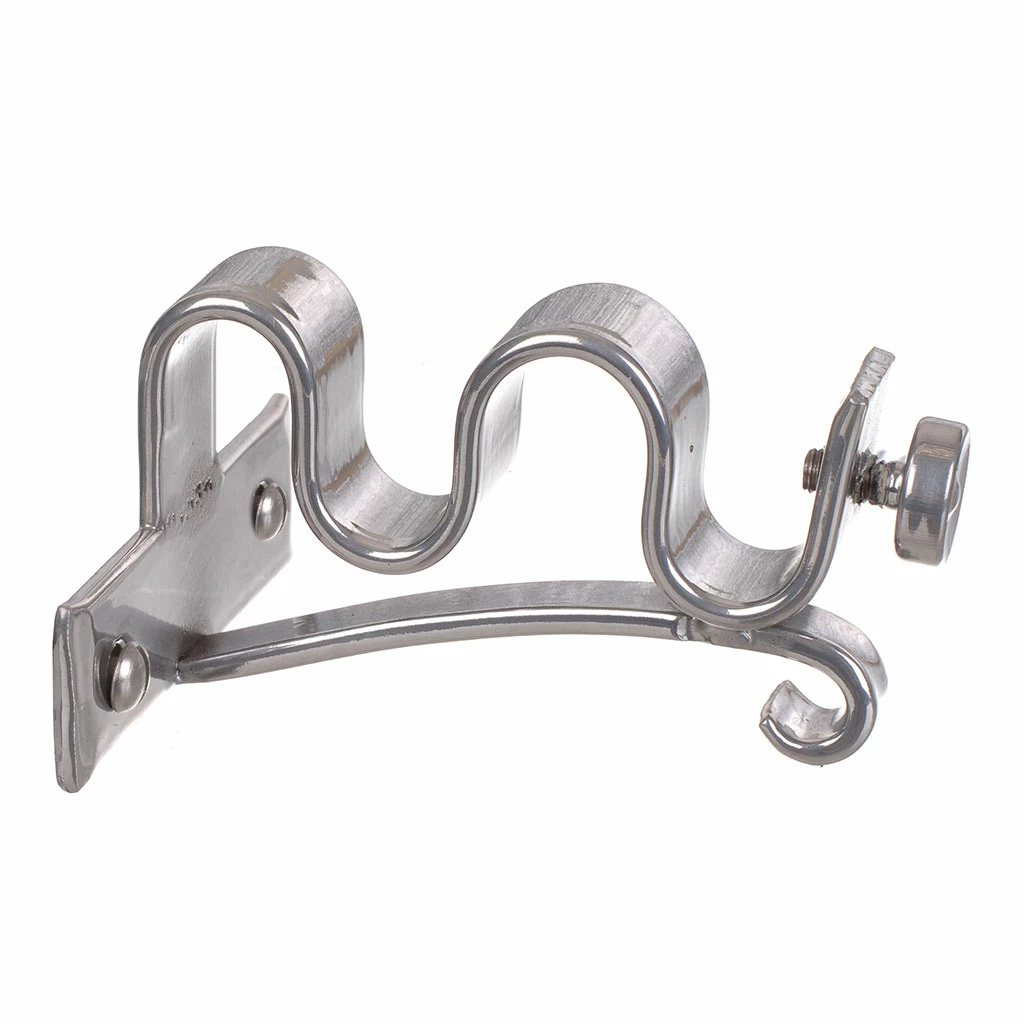 12/12mm Double Pole Centre Bracket In Mercury 6 12/12mm Double Pole Centre Bracket In Mercury - Image 4