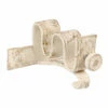 12/12mm Double Pole Centre Bracket In Old Ivory 1 12/12mm Double Pole Centre Bracket In Old Ivory -Jim Lawrence Sales 6001oi 11