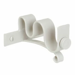 20/12mm Double Pole Centre Bracket In Clay