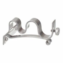 20/12mm Double Pole Centre Bracket In Mercury -Jim Lawrence Sales 6002me 20