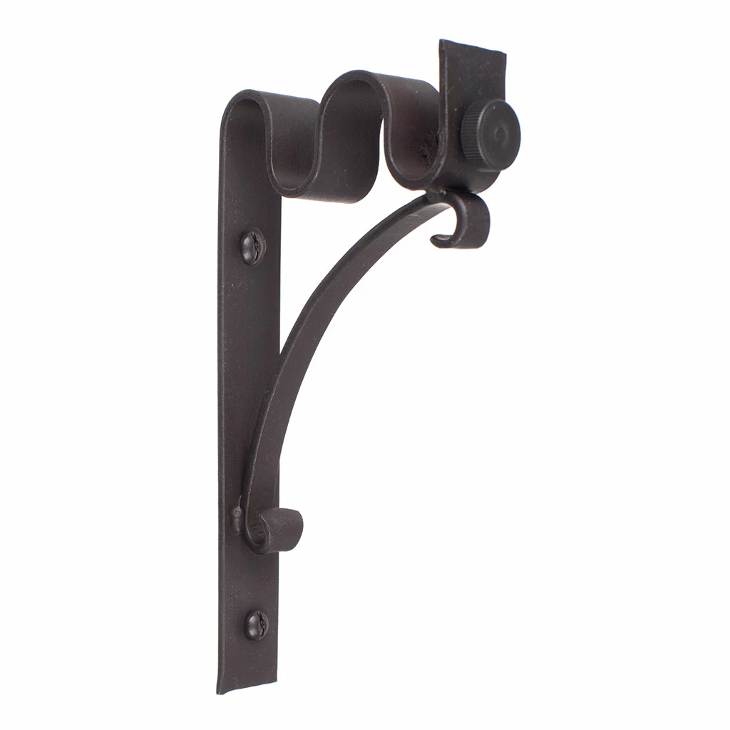 12/12mm Double Pole Standard Bracket In Beeswax 3 12/12mm Double Pole Standard Bracket In Beeswax