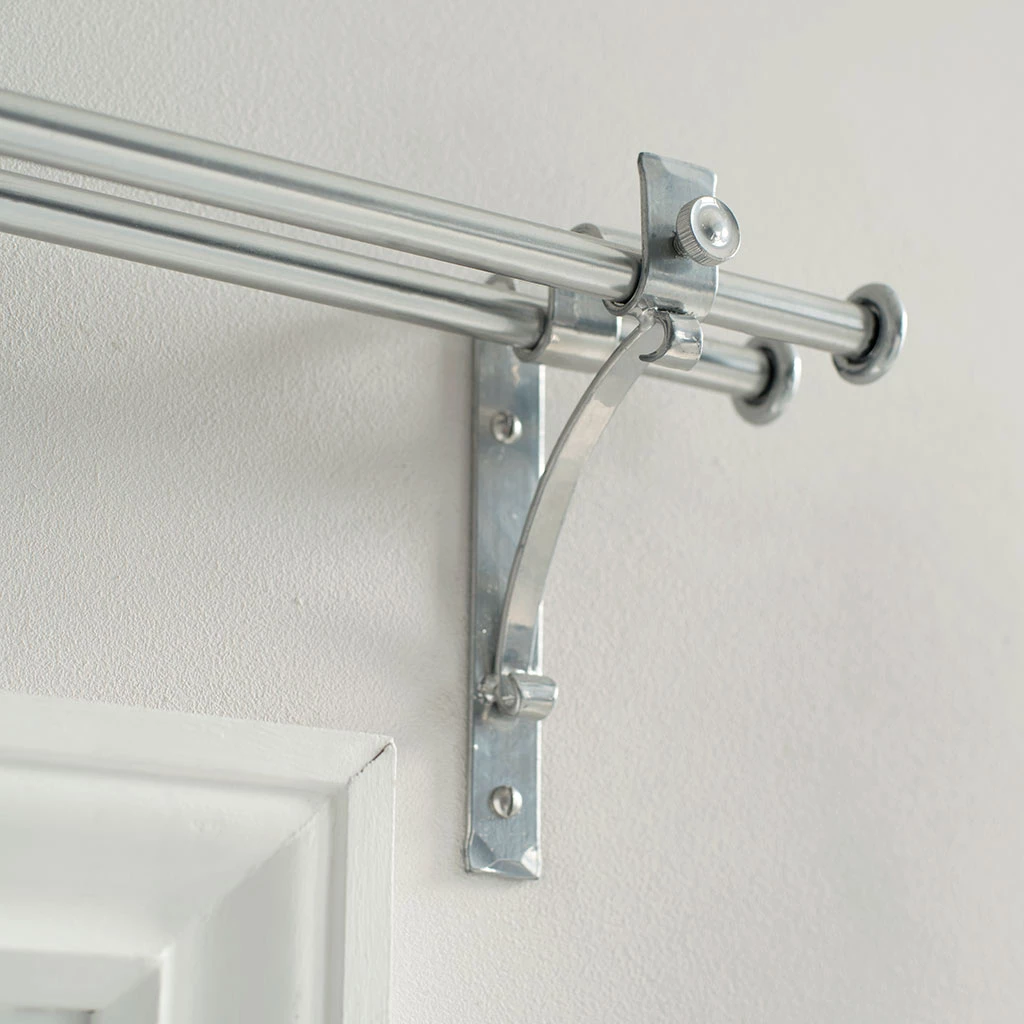 12/12mm Double Pole Standard Bracket In Mercury 4 12/12mm Double Pole Standard Bracket In Mercury - Image 2