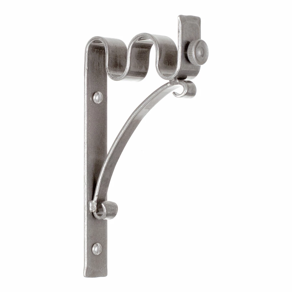12/12mm Double Pole Standard Bracket In Polished 3 12/12mm Double Pole Standard Bracket In Polished