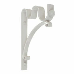 20/12mm Double Pole Standard Bracket In Clay