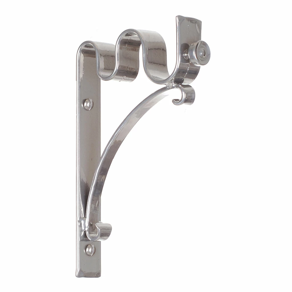 20/12mm Double Pole Standard Bracket In Mercury 3 20/12mm Double Pole Standard Bracket In Mercury