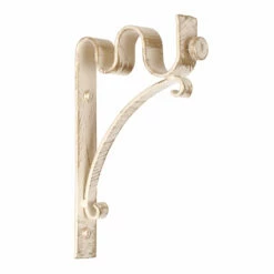 20/12mm Double Pole Standard Bracket In Old Ivory