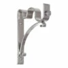25/12mm Double Pole Standard Bracket In Mercury 1 25/12mm Double Pole Standard Bracket In Mercury -Jim Lawrence Sales 6007me 11