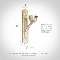 20mm Brett Standard Bracket In Old Ivory -Jim Lawrence Sales 6009oi 13