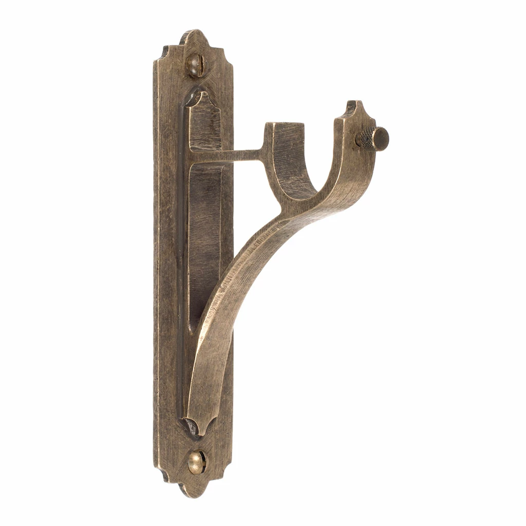 25mm Brett Standard Bracket In Antiqued Brass 3 25mm Brett Standard Bracket In Antiqued Brass