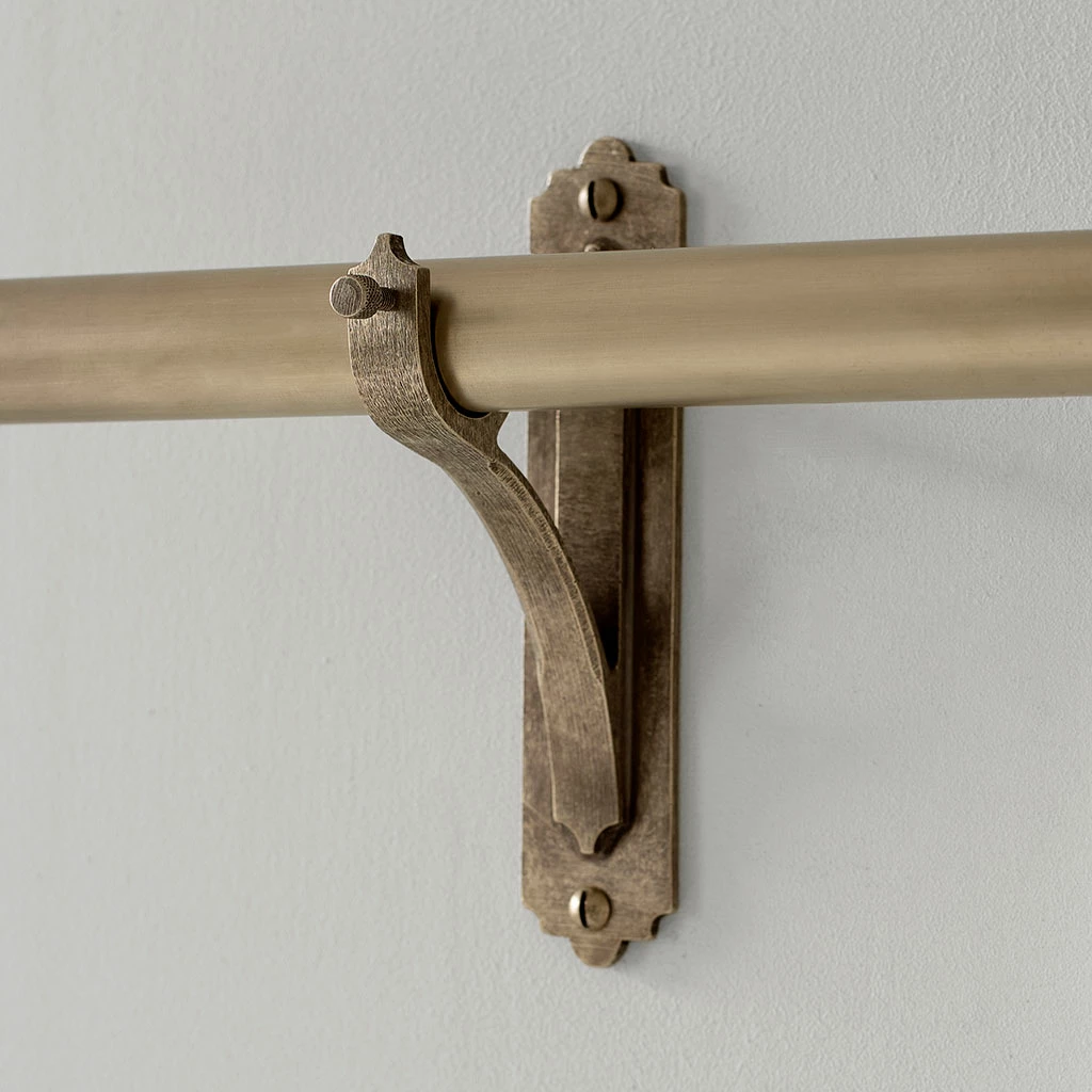 25mm Brett Standard Bracket In Antiqued Brass 4 25mm Brett Standard Bracket In Antiqued Brass - Image 2