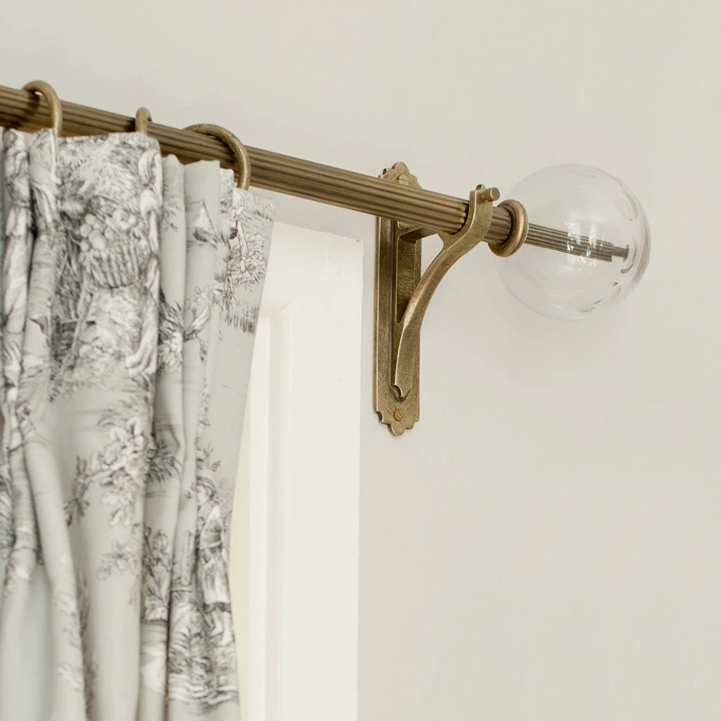 25mm Brett Standard Bracket In Antiqued Brass 8 25mm Brett Standard Bracket In Antiqued Brass - Image 6