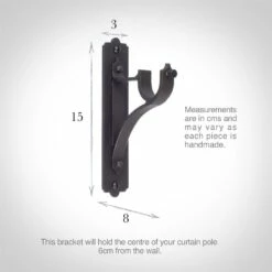 25mm Brett Standard Bracket In Beeswax 10 25mm Brett Standard Bracket In Beeswax -Jim Lawrence Sales 6010bw 13