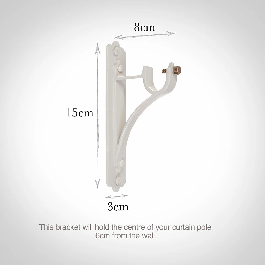 25mm Brett Standard Bracket In Clay 5 25mm Brett Standard Bracket In Clay - Image 3