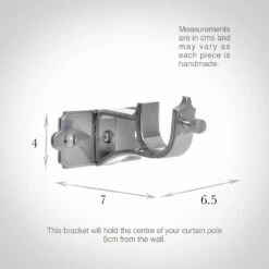 20mm Brett Centre Bracket In Mercury 8 20mm Brett Centre Bracket In Mercury -Jim Lawrence Sales 6011me 13