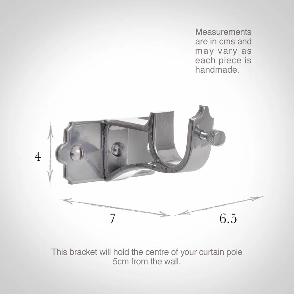 20mm Brett Centre Bracket In Mercury 5 20mm Brett Centre Bracket In Mercury - Image 3