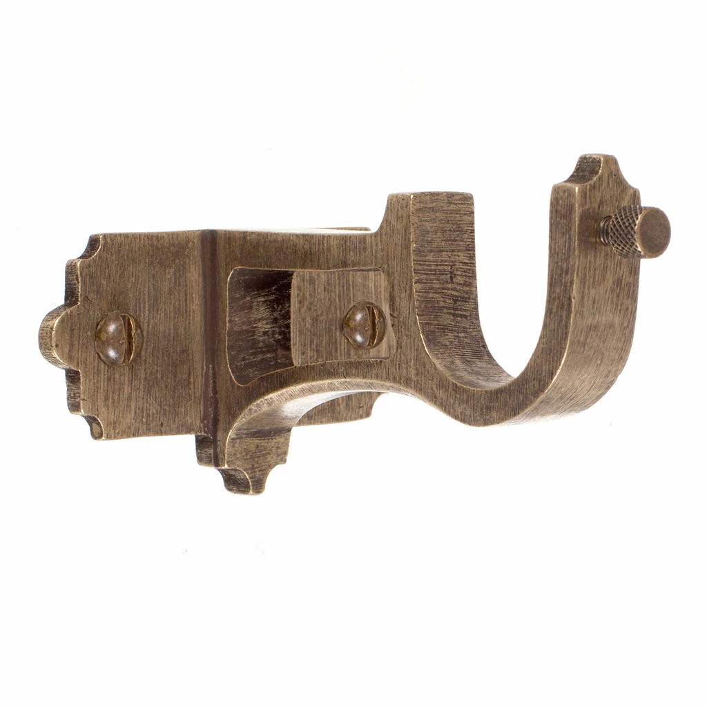 25mm Brett Centre Bracket In Antiqued Brass 3 25mm Brett Centre Bracket In Antiqued Brass