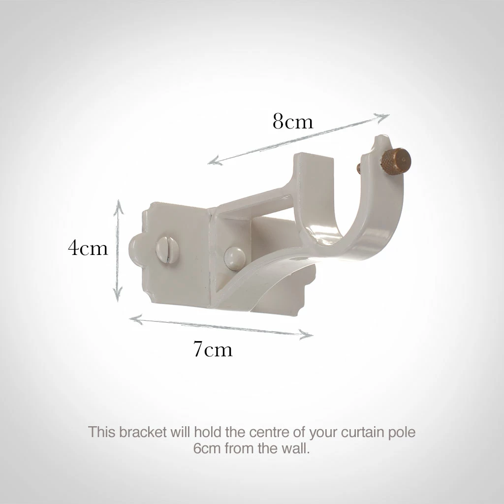 25mm Brett Centre Bracket In Clay 5 25mm Brett Centre Bracket In Clay - Image 3