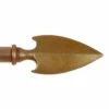19mm Hasta Spear Finial In Antiqued Brass -Jim Lawrence Sales 6017ab 1