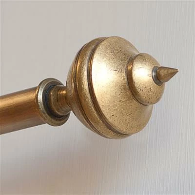 19mm Brass Empire Finial In Antiqued Brass 6 19mm Brass Empire Finial In Antiqued Brass - Image 4