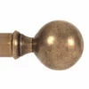 25mm Brass Ball Finial In Antiqued Brass -Jim Lawrence Sales 6019ab 11