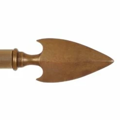 25mm Hasta Spear Finial In Antiqued Brass