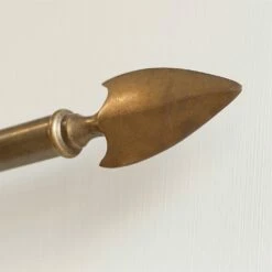 25mm Hasta Spear Finial In Antiqued Brass 9 25mm Hasta Spear Finial In Antiqued Brass -Jim Lawrence Sales 6022ab 4